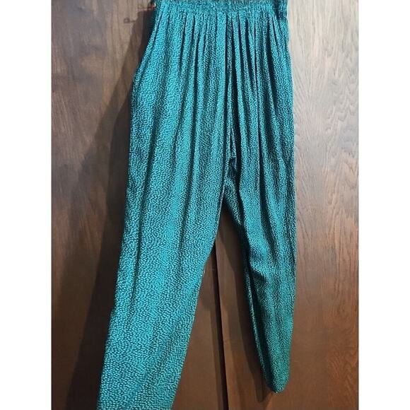 Vintage PS IllUSTRATIONS Set Blouse Size 6P Petite Pants Holiday Christmas 80s - Picture 10 of 11